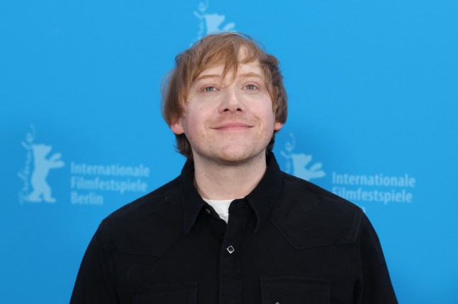 BERLIN, GERMANY - FEBRUARY 14: Rupert Grint poses at the 