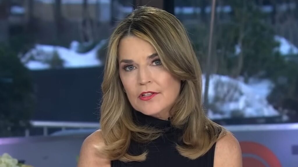 Savannah Guthrie on the January 30, 2026, episode of NBC