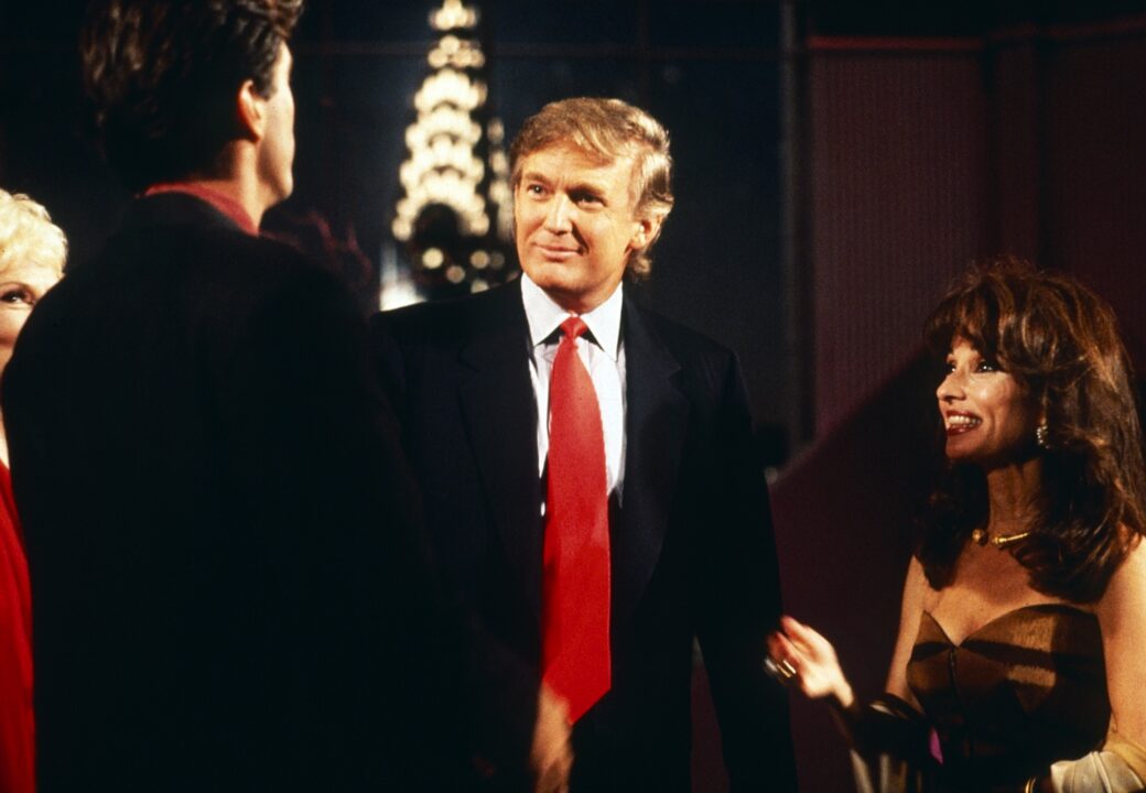 ALL MY CHILDREN, Donald Trump (center), Susan Lucci (right), 1994, 1970-2011. 