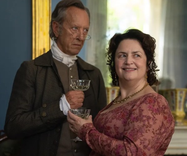 Richard E. Grant and Ruth Jones in The Other Bennet Sister (2026)