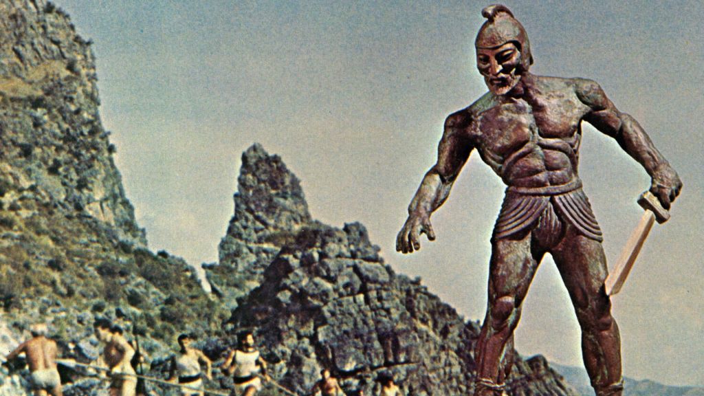 The bronze giant Talos in Jason and the Argonauts