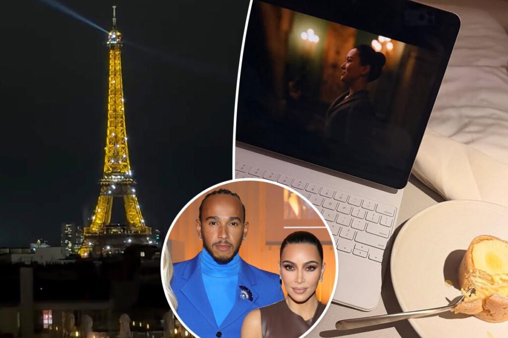 Kim Kardashian gives inside look at intimate Paris date night with Lewis Hamilton