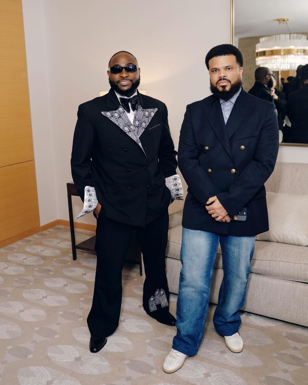 PHOTOS: Adeleke Encourages Nephew Davido After Grammy Loss. Credit : X | Davido 