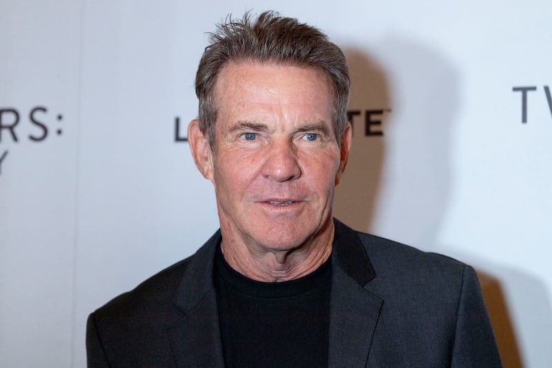 NEW YORK, NEW YORK - SEPTEMBER 03: Dennis Quaid attends the 'Twin Towers: Legacy' New York screening at Village East Cinema on September 03, 2025 in New York City. (Photo by