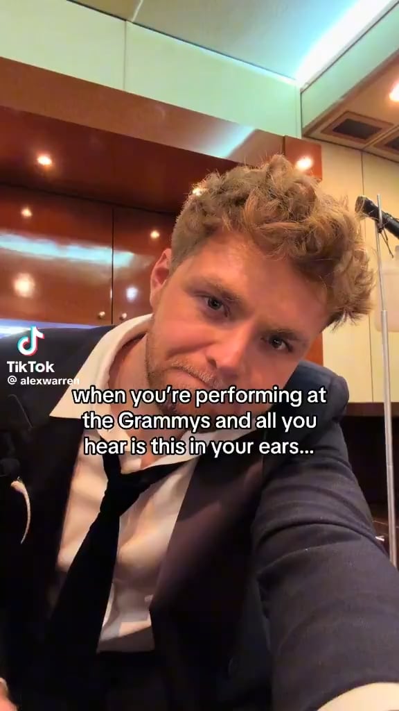 Alex Warren acknowledges pitchy Grammys performance in new TikTok