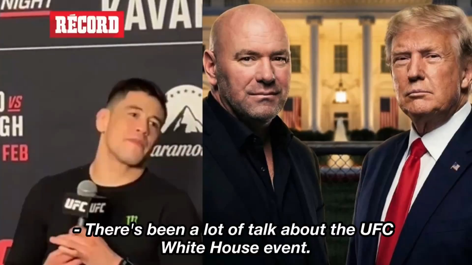 Mexican UFC Fighter Brandon Moreno when asked if he wants to fight at the UFC's upcoming event at the  White House: Brother, I want you to tell me why I would want to be there. For what? I'm not interested. Thank you very muc