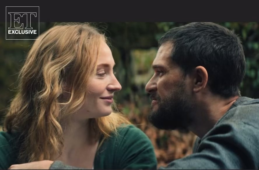 Kit Harington‘s and Sophie Turner‘s hilarious reaction to their first onscreen kiss for 'The Dreadful'