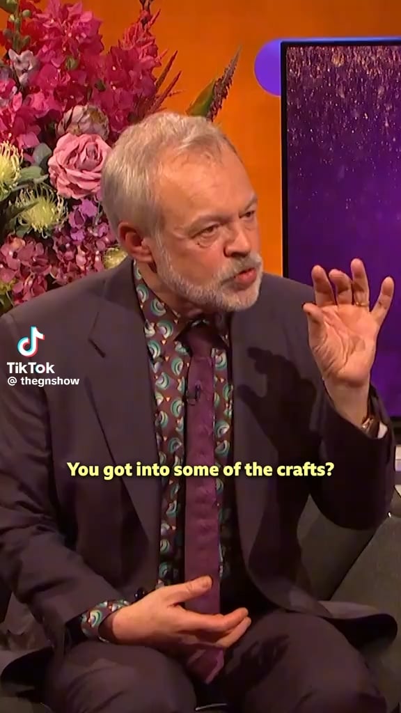 Amanda Seyfried gifts Graham Norton a handmade, tiny basket