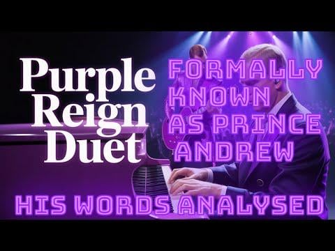 Ex Prince, Andrew, and the FBI method of Forensic Linguistics examines Andrew’s words, word for word, about Epstein revealing the real TRUTH.