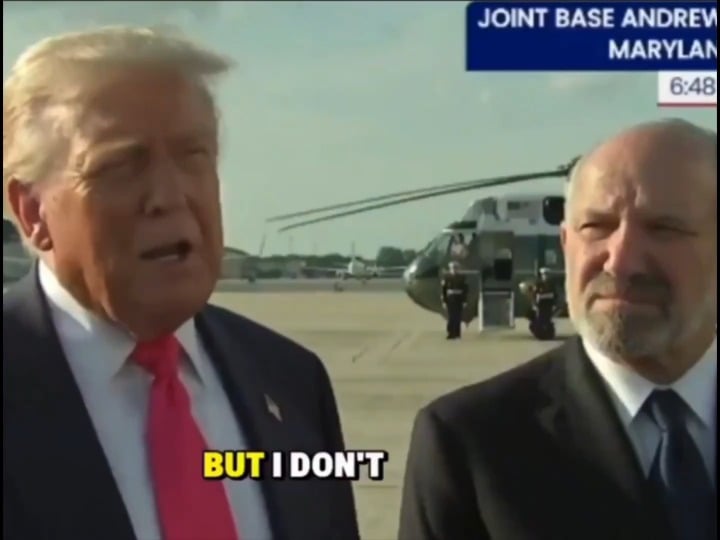 Trump: But I don’t understand why the Jeffrey Epstein case would be of interest to anyone. It’s pretty boring stuff. It’s sorted but it’s boring and I don’t understand why it keeps going. Only pretty bad people, including fake news, want to keep something like that going