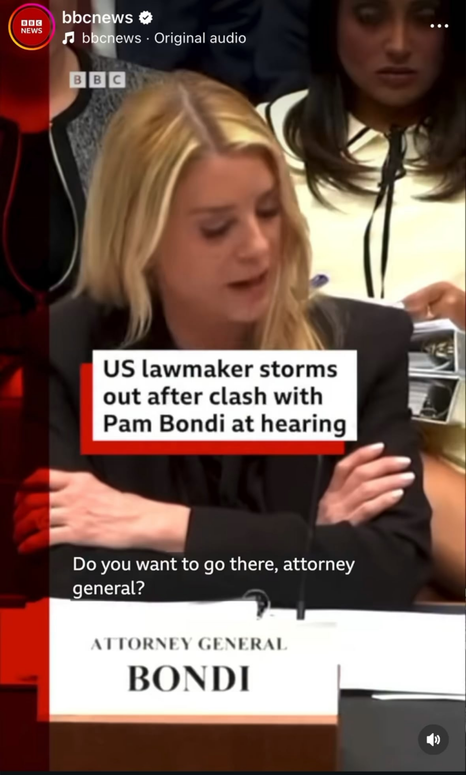 Pam Bondi accuses congresswoman Becca Balint of antisemitism during hearing