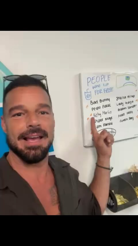 Ricky Martin surprises Miami coffee shop which says he can drink for free