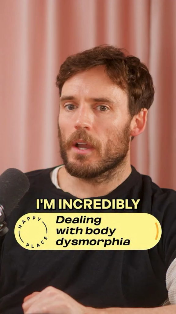 Sam Claflin talks about his body dysmorphia having stemmed from hitting puberty late: ‘I’ve been massively affected by it, I’d say most guys are but I would say mine got quite bad.’