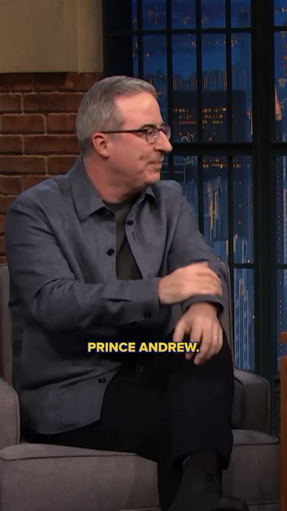 John Oliver thinks Andrew Mountbatten-Windsor’s arrest photo is one of the best photos ever taken John Oliver thinks Andrew Mountbatten-Windsor’s arrest photo is one of the best photos ever taken