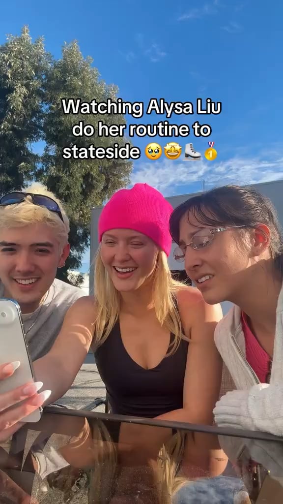 Zara Larssen posts her reaction to Alysa Liu skating to ‘Stateside’ at the Olympics Gala