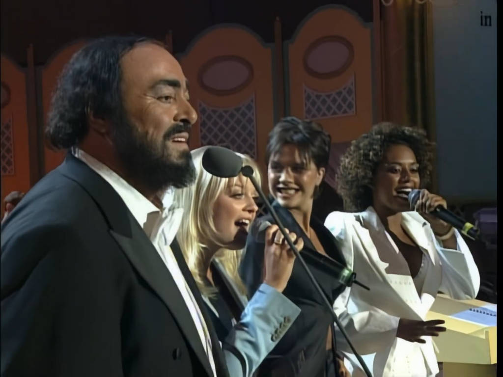 When Spice Girls performed with Pavarotti (1998)