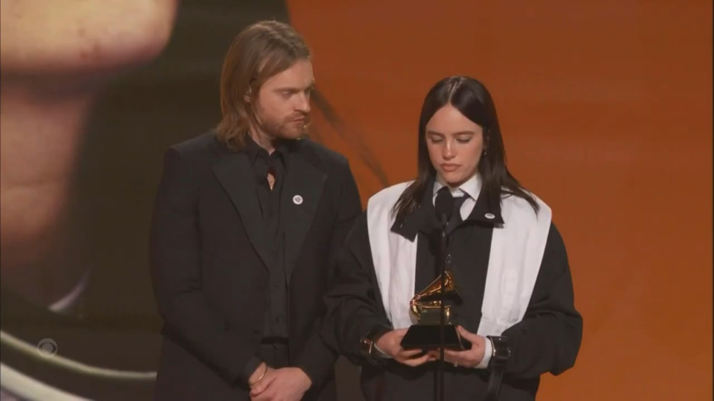 Billie Eilish says "F*CK ICE" during her Grammys acceptance speech: "Nobody is illegal on stolen land. We need to keep fighting and speaking up. Our voices do matter."