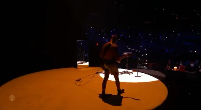 Justin Bieber performing “Yukon” at the Grammys