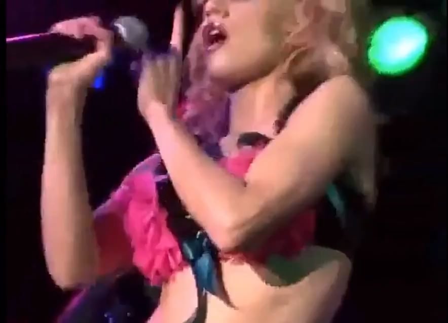 Brittany Murphy performing "It's Oh So Quiet" by Bjork with The Pussycat Dolls at The Roxy Theatre (2002)