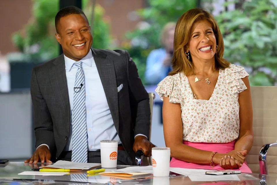 Craig Melvin and Hoda Kotb on 'Today' in 2022Credit: Nathan Congleton/NBC via Getty