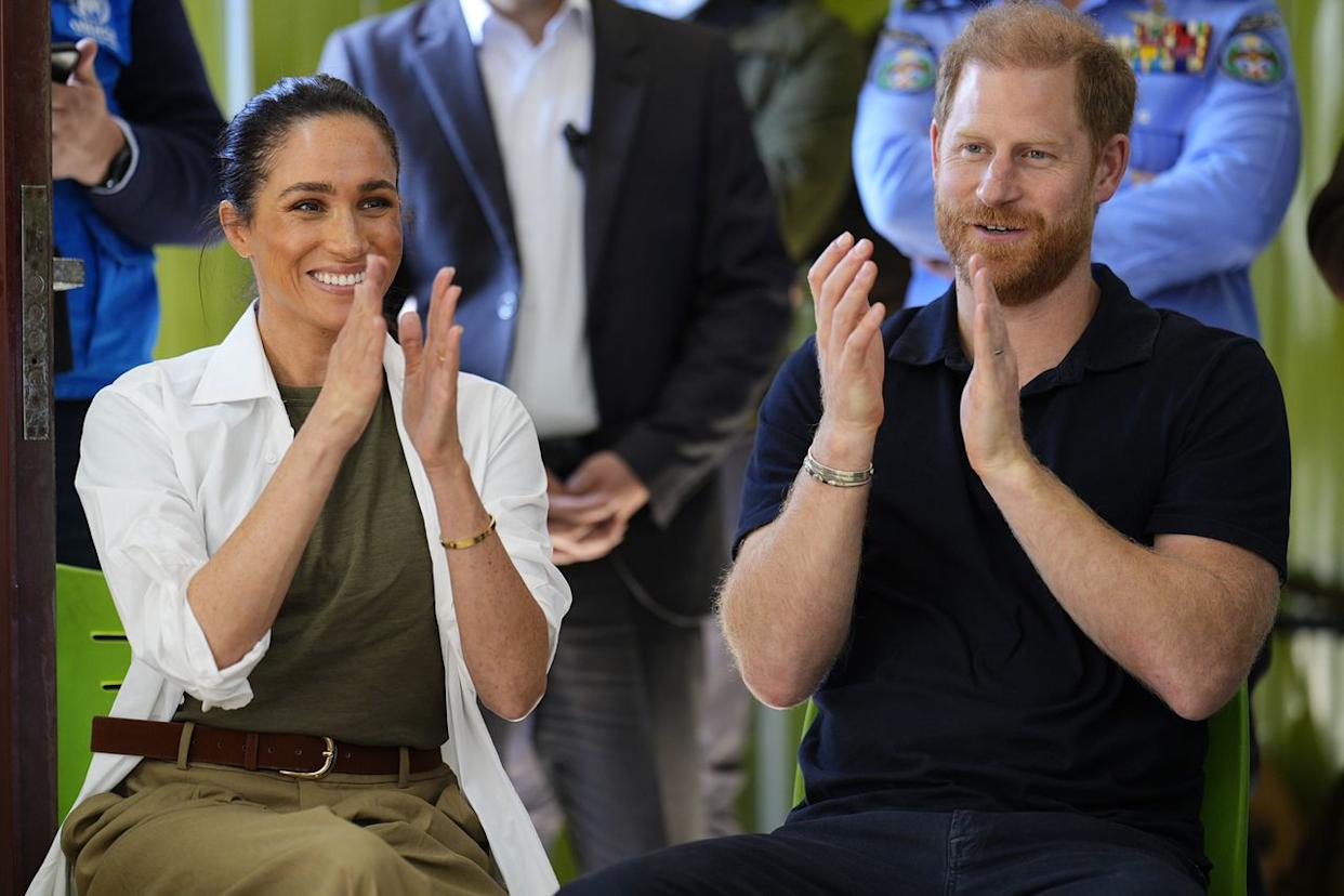 Prince Harry and Meghan MarkleCredit: Aaron Chown/PA Images via Getty