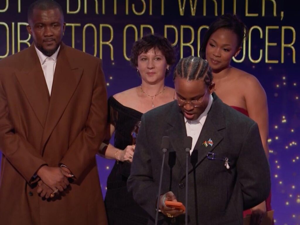 Akinola Davies Jr's "Free Palestine" remark cut from BBC's BAFTA coverage