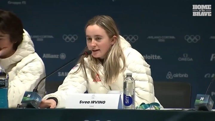 U.S. Olympian Svea Irving: "It's definitely a tough time in our country right now. I just continue to represent my values which is compassion and respect and love for others."