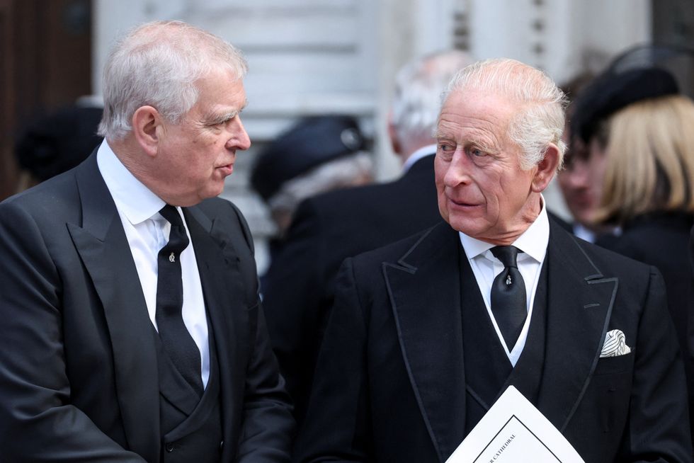 Andrew Mountbatten Windsor and King Charles