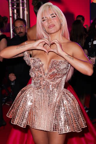 Karol G at the 24th Latin Grammy Awards in Seville, Spain, on Nov. 16, 2023 John Parra/Getty