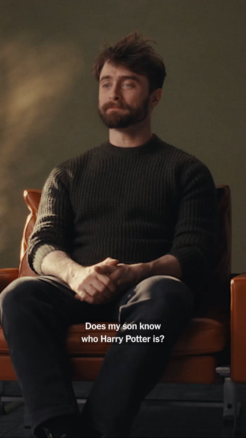 Daniel Radcliffe Doesn’t Want His Son to Know He Played Harry Potter. At Least Not Yet.