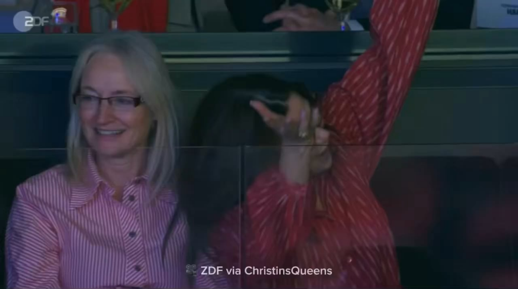 Queen Mary enjoying the 2026 Men’s European Handball Championship final in Herning today