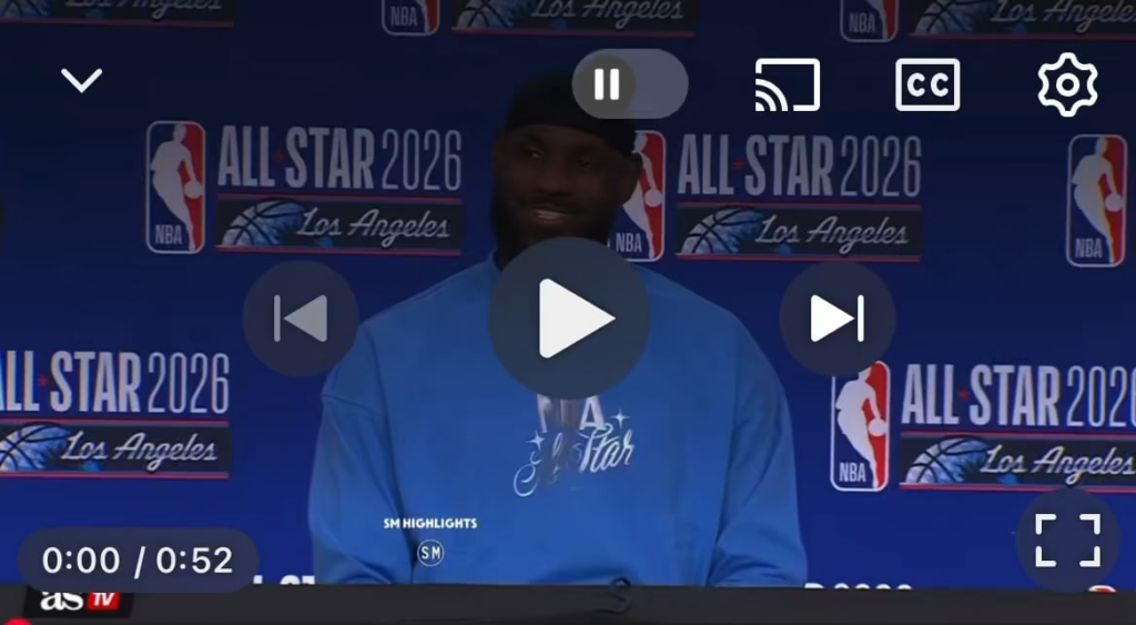 Lebron was asked what message he has for Israeli fans and Israel, his response ended with: "Hopefully some day I can make it over [to Israel] . . . I've heard nothing but great things and I appreciate the question."