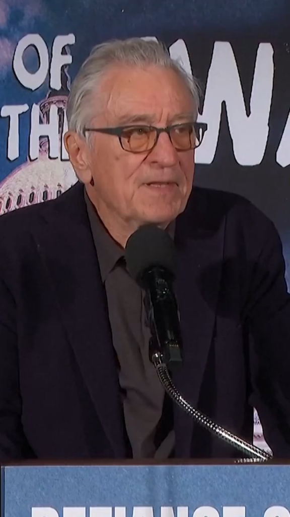 Robert De Niro calls for mass protests, stating he feels “betrayed” by the country.