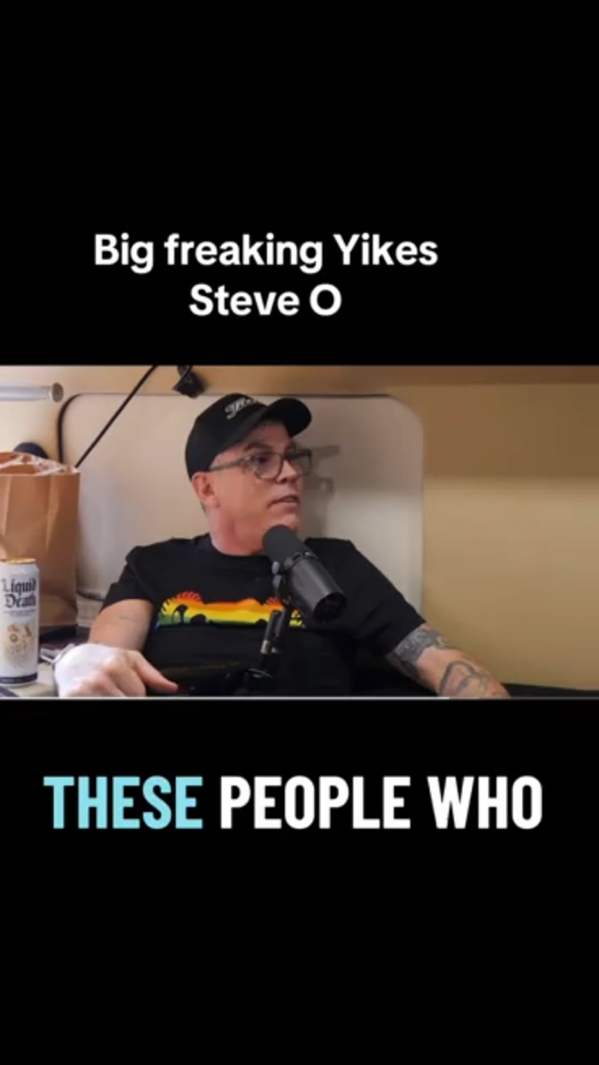 Truly disgusted and disappointed in Steve-o being racist