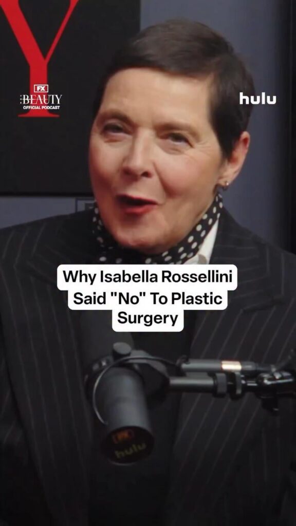 Isabella Rossellini on why she never had plastic surgery: “The idea to select to do an operation, that trauma, that was the last thing I wanted to do. I rather be old & figure out what else to do… Partially I think it’s cultural. My mom didn’t have any & so I didn’t think it was important to do it.” Isabella Rossellini on why she never had plastic surgery: “The idea to select to do an operation, that trauma, that was the last thing I wanted to do. I rather be old & figure out what else to do… Partially I think it’s cultural. My mom didn’t have any & so I didn’t think it was important to do it.”