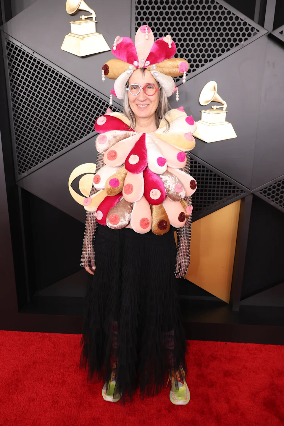 LOS ANGELES, CALIFORNIA - FEBRUARY 01: Andrea Echeverri attends the 68th GRAMMY Awards on February 01, 2026 in Los Angeles, California. (Photo by Johnny Nunez/Getty Images for The Recording Academy)