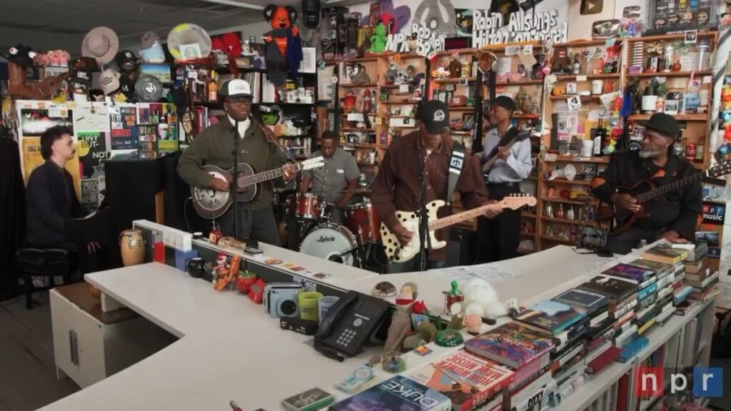 Miles Caton and Buddy Guy performing “I Lied to You” on NPR’s Tiny Desk