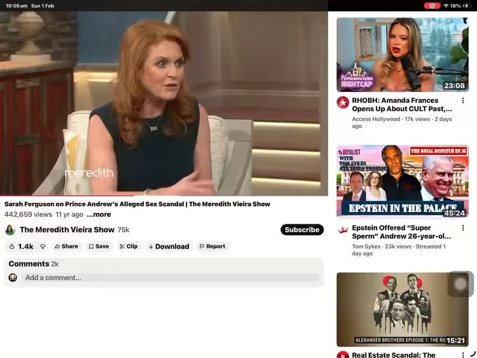 Throwback to Fergie calling Virginia Giuffre a ‘salacious liar’ on TV in January 2015, just a month after she made her allegations public