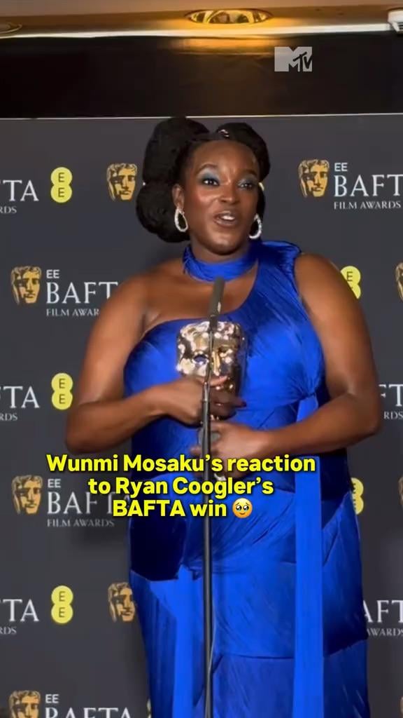 Wunmi Mosaku reacts to Ryan Coogler's BAF BAFTA win 🥹