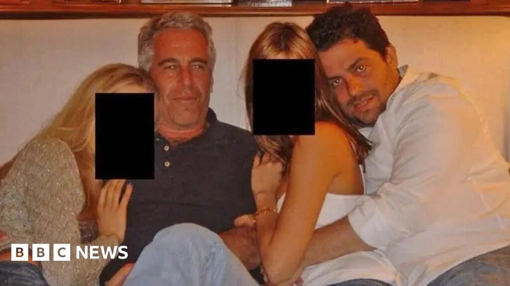 Melania director Brett Ratner pictured cuddling woman in Epstein files Brett Ratner and Jeffrey Epstein embrace women as they sit on a sofa together in an undated photo