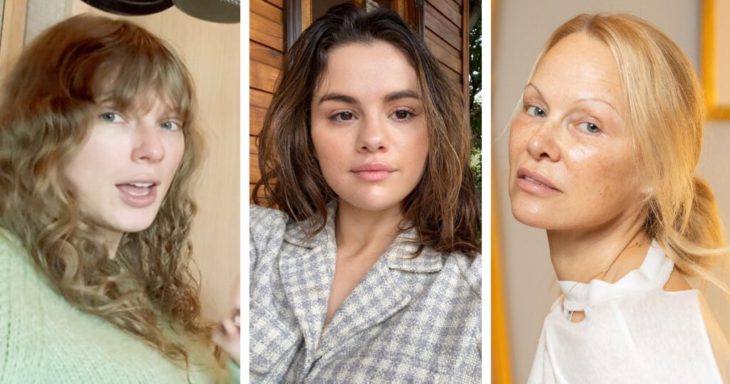 Celebrities Are Sharing Themselves Without Full Glam in Bare Skin