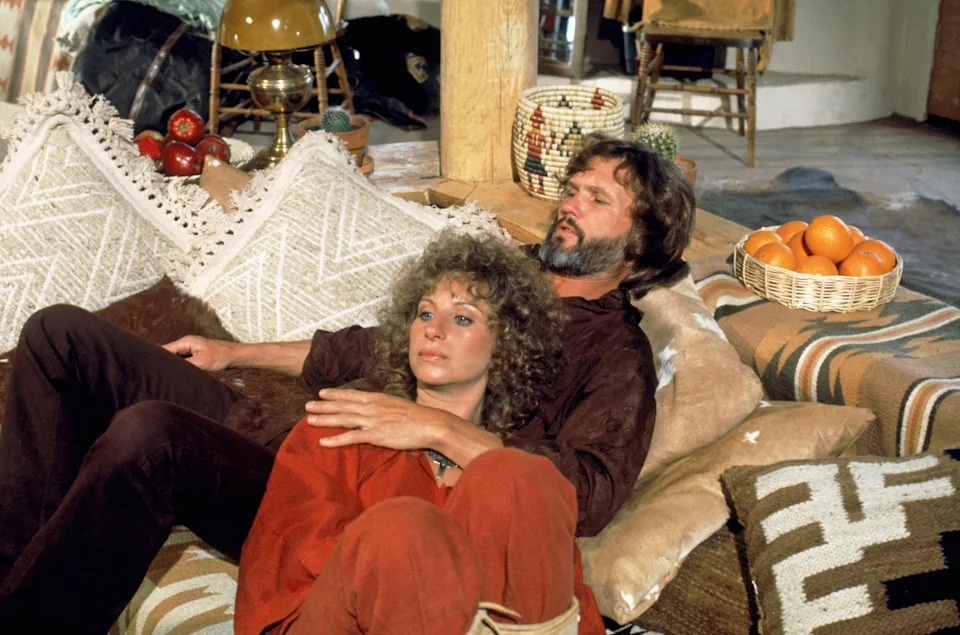 Barbra Streisand and Kris Kristofferson in "A Star is Born" (1976)