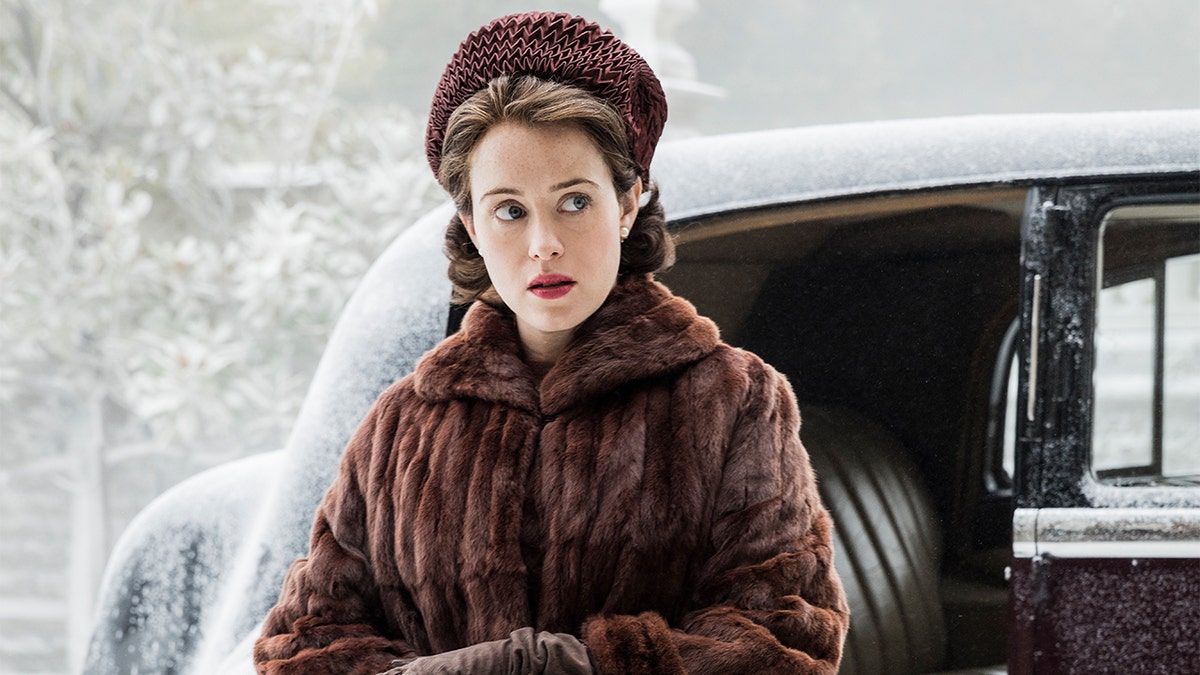 Claire Foy in the crown