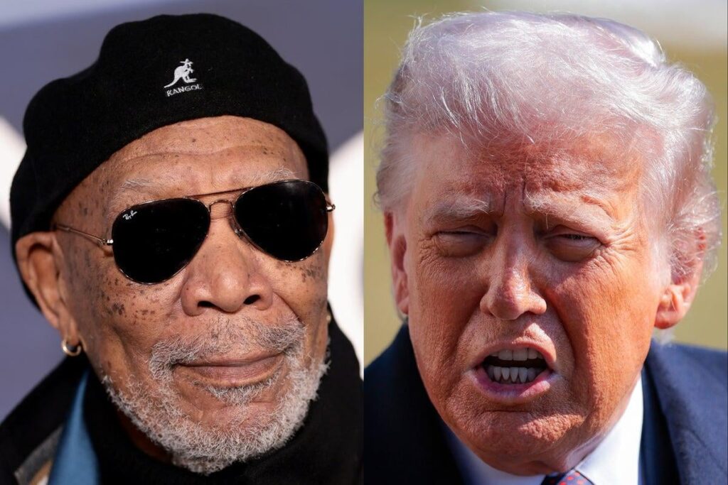 Morgan Freeman tears into ‘convicted felon’ Trump during live TV tirade | The Oscar-winning star argued that President Trump is 'leading us down a s***hole'