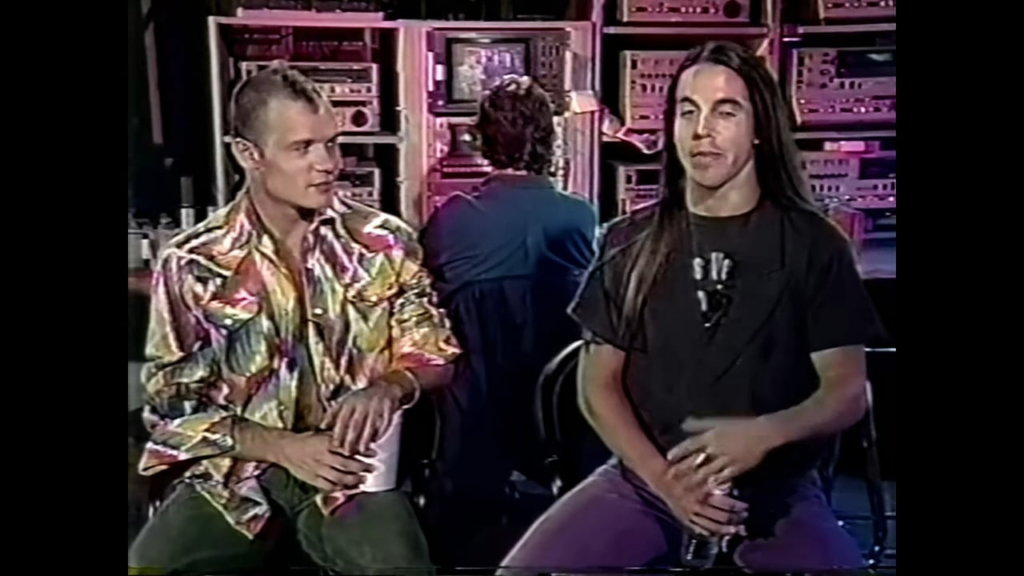 Anthony Kiedis and the Red Hot Chili Peppers being absolute creeps towards women in interviews.
