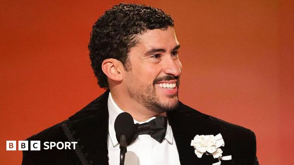 Super Bowl 2026: Bad Bunny half-time show will unite people, says NFL commissioner Bad Bunny receives the award for Album of the Year at the 68th Grammy Awards in 2026