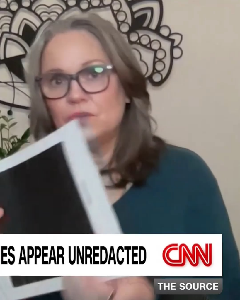 "What is this? If there's nothing there, what are you redacting?" Epstein victim reacts to the release of the files