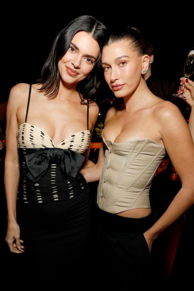 Kendall Jenner and Hailey Bieber attend W Magazine's Annual Best Performances Party at Chateau Marmont on January 10, 2026 in Los Angeles Getty Images