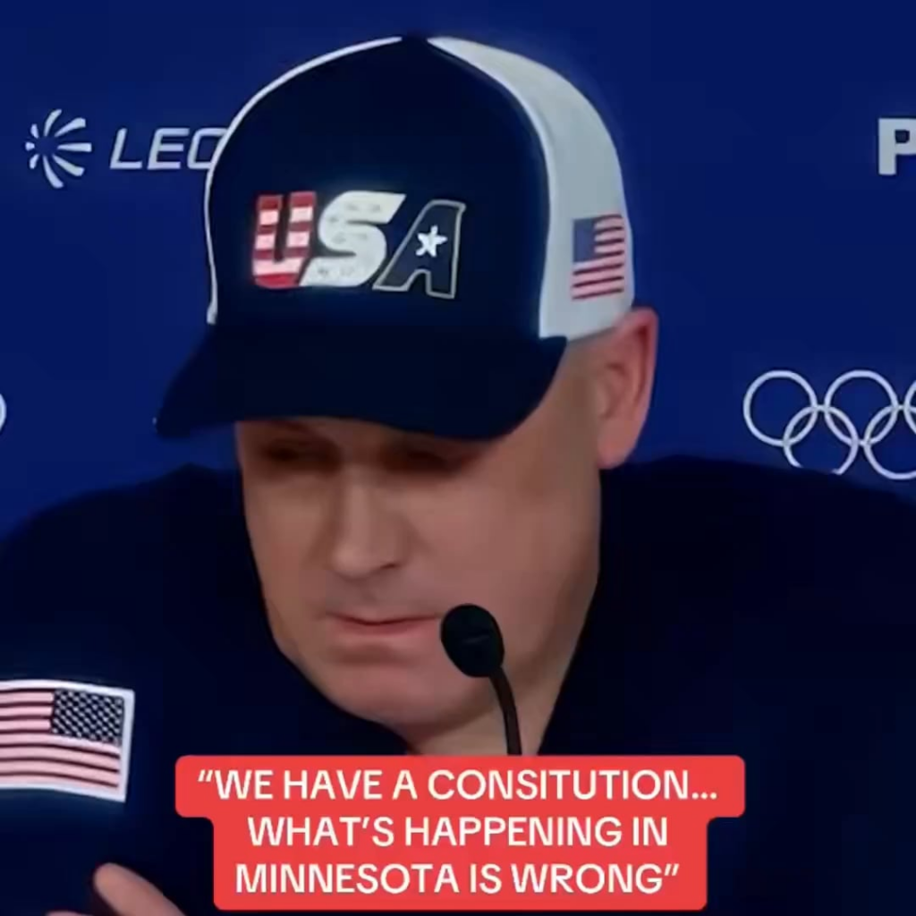 Team USA Curler Rich Ruohonen: “We'd be remiss if we didn't at least mention what's going on in Minnesota…I am a lawyer, as you know, and we have a constitution… and what's happening in Minnesota is wrong. There's no shades of gray. It's clear.”