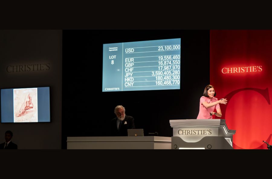 Rare Michelangelo Study for the Sistine Chapel, Newly Discovered by Christie's, Sells for $27.2M, An Artist Record at Auction